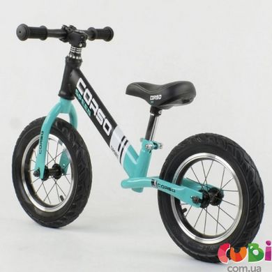 Дитячий велобіг CORSO 12" Бірюзовий (88671)