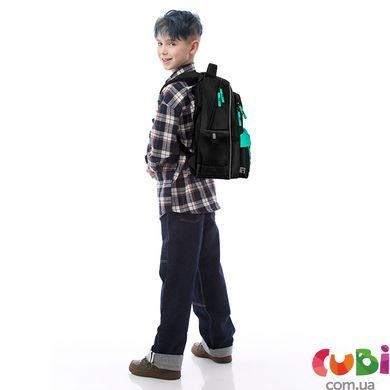 Рюкзак GoPack Education 182M New Level, Чорний