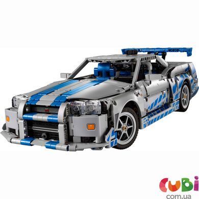 Конструктор Lego Technic Двойной форсаж Автомобиль Nissan Skyline GT-R (R34) (42210), комбинированый
