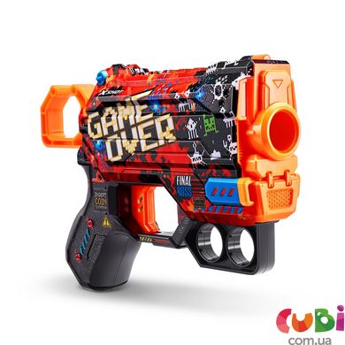 Швидкострільний бластер X-SHOT Skins Menace Game Over (8 патронів), 36515B