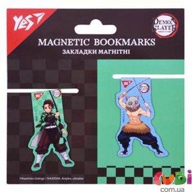 Закладки магнітні Yes "Demon Slayer", 2шт (708280)