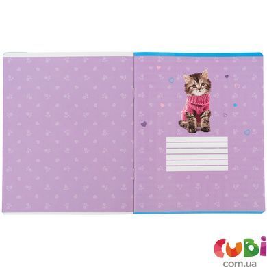 Зошит шкільний Kite Studio Pets (SP26-238), 24 аркуші, клітинка
