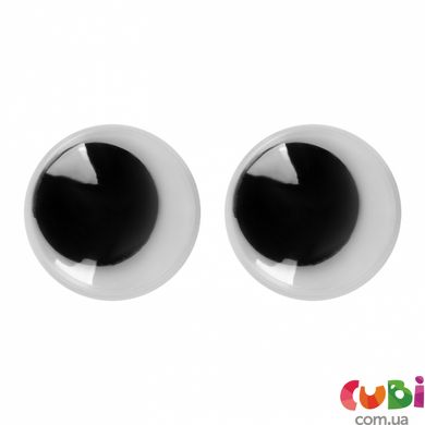 Глазки SANTI самоклеящиеся, черные, d-15мм, 50 шт. уп., 954634
