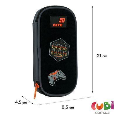 Пенал Kite 662 Game Zone (K26-662-10), Чорний