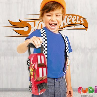 Гоночный автомобиль-гараж 2 в 1 (красный) Hot Wheels (HWCC15R)
