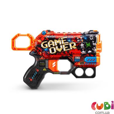 Швидкострільний бластер X-SHOT Skins Menace Game Over (8 патронів), 36515B