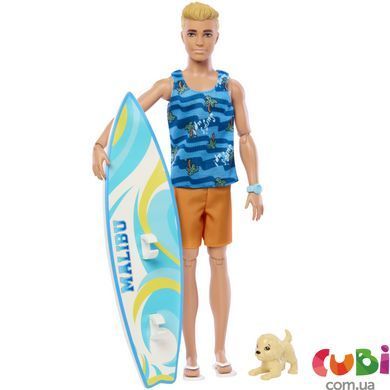 Набір з лялькою Кен Найкращий серфер Barbie, HPT50, комбінований
