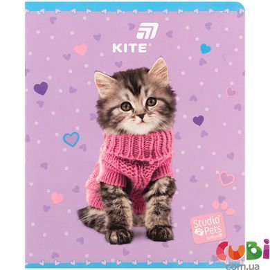Зошит шкільний Kite Studio Pets (SP26-238), 24 аркуші, клітинка