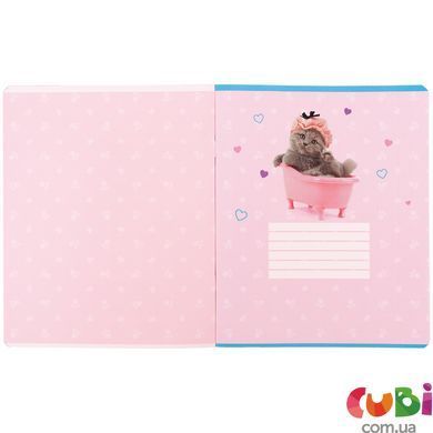 Зошит шкільний Kite Studio Pets (SP26-238), 24 аркуші, клітинка
