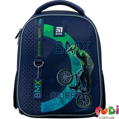 Рюкзак школьный каркасный Kite Education BMX K22-555S-10, Синій