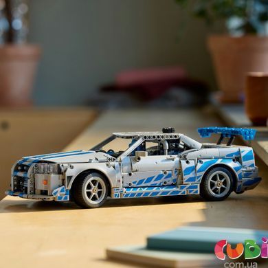 Конструктор Lego Technic Двойной форсаж Автомобиль Nissan Skyline GT-R (R34) (42210), комбинированый