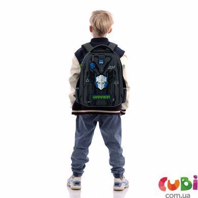 Рюкзак GoPack Education напівкаркасний 165M Warrior, комбінований