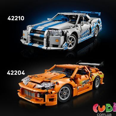 Конструктор Lego Technic Двойной форсаж Автомобиль Nissan Skyline GT-R (R34) (42210), комбинированый