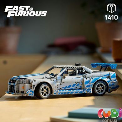 Конструктор Lego Technic Двойной форсаж Автомобиль Nissan Skyline GT-R (R34) (42210), комбинированый