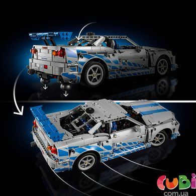 Конструктор Lego Technic Двойной форсаж Автомобиль Nissan Skyline GT-R (R34) (42210), комбинированый