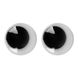 Глазки SANTI самоклеящиеся, черные, d-15мм, 50 шт. уп., 954634
