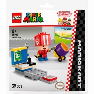 Конструктор Lego Super Mario Mario Kart &ndash; Toad (Pit Crew) (30702)