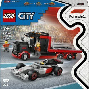 Конструктор Lego City Грузовик для демонстрации F1 с гоночным автомобилем Audi F1 (60493)