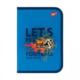 Папка для тетрадей Yes пластиковая на молнии В5 "Football" (492205)