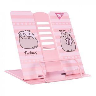 Подставка для книг Yes "Pusheen", металл, розовая (470529)