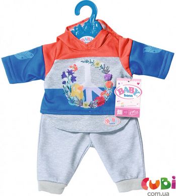 Набір одягу для ляльки Baby Born Трендовий спортивний костюм синій (826980-2)