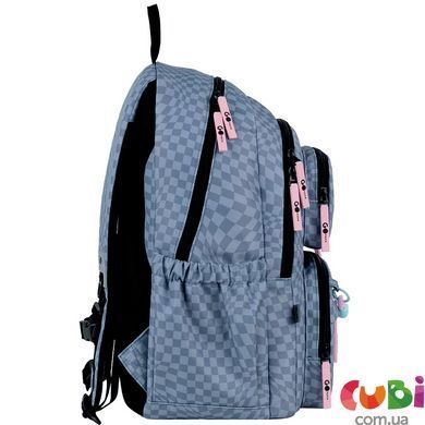 Рюкзак шкільний GoPack Education Pixel Mood GO26-120M-2, сірий, принт