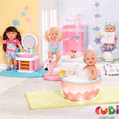 Автоматична ванночка для ляльки BABY BORN – ЛЕГКЕ КУПАННЯ (світло, звук)