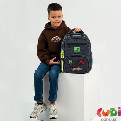 Рюкзак шкільний Kite Education Hot Wheels (HW26-773M), сірий