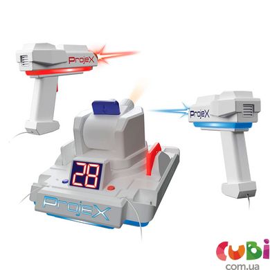 52608 Игровой набор для лазерных боев - ПРОЕКТОР LASER X ANIMATED (2 игр. бластера, 3 слайда-цели)