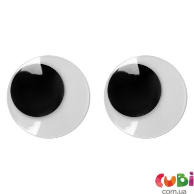 Глазки SANTI самоклеящиеся, черные, d-18мм, 50 шт. уп., 954635
