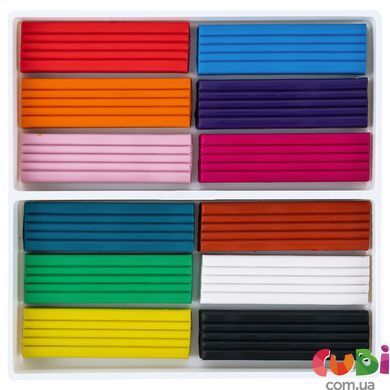 Пластилін, 12 кольорів, 240 г. Kite Classic (K-1086)