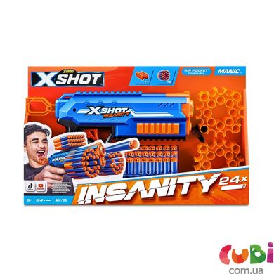 Швидкострільний бластер X-SHOT Insanity-Manic (24 патронів), 36603R