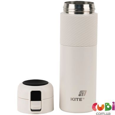 Термос Kite с термодатчиком 450 мл, бежевый (K25-1227-1)