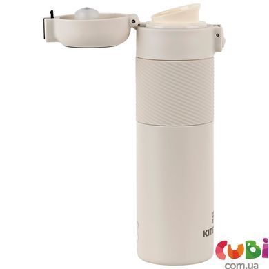 Термос Kite с термодатчиком 450 мл, бежевый (K25-1227-1)