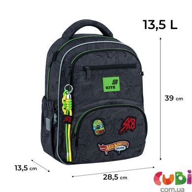 Рюкзак шкільний Kite Education Hot Wheels (HW26-773M), сірий