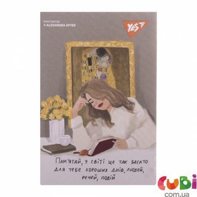 Блокнот YES А7/48 кл клей Дівочий світ (152103)