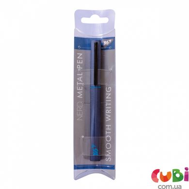 Ручка кулькова YES Nerd blue 0,7 мм синя (411963)