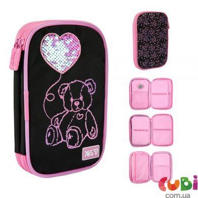 Пенал м'який з LED Yes PH-35 Pink Bear (533777)
