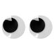 Глазки SANTI самоклеящиеся, черные, d-18мм, 50 шт. уп., 954635