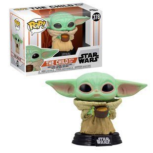 Игровая фигурка FUNKO POP! cерии "Мандалорец" &shy; МАЛЫШ С ЧАШКОЙ, комбинированый