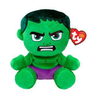 М&rsquo;яка дитяча іграшка TY Marvel Халк (15 см), артикул 44004