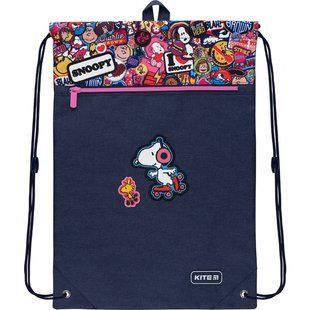 Сумка для обуви с карманом Kite Education Snoopy SN22-601M-1, комбинированый