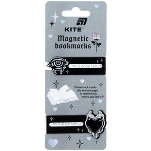 Набір магнітних закладок-індикаторів Kite Noir (K26-496-2)