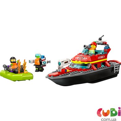 Дитячий конструктор Lego Човен пожежної бригади (60373)