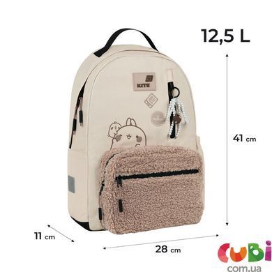 Рюкзак Kite Education teens Molang (ML26-949M), Бежевий