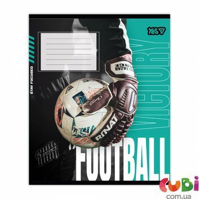 Тетрадь ученическая Yes Football energy А5 18 лин. (768797)