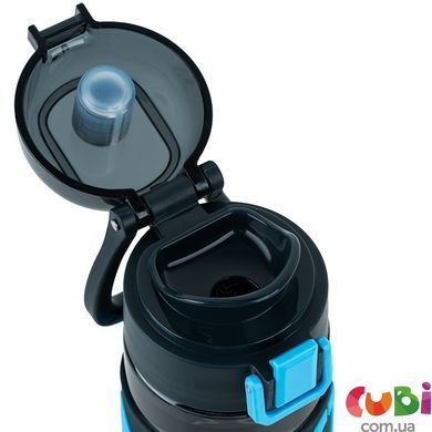 Бутылочка для воды Kite, 680 мл, черно-голубая (K25-1233-2)