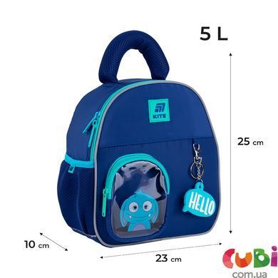 Дитячий рюкзак Kite Kids "Hello Monster" K25-2737XXS-3, комбінований