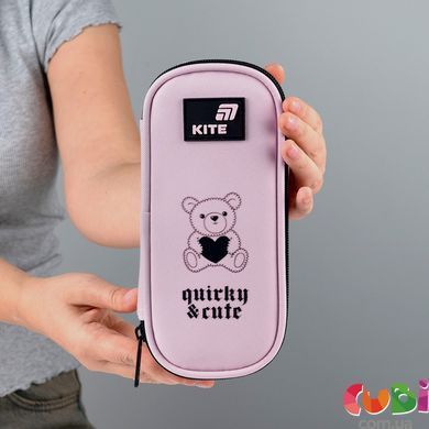 Пенал Kite 662 Quirky&Cute (K26-662-11), Рожевий