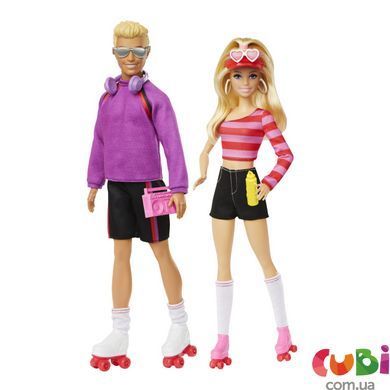 Набор Барби и Кена на роликах, Barbie (HXK90), комбинированый